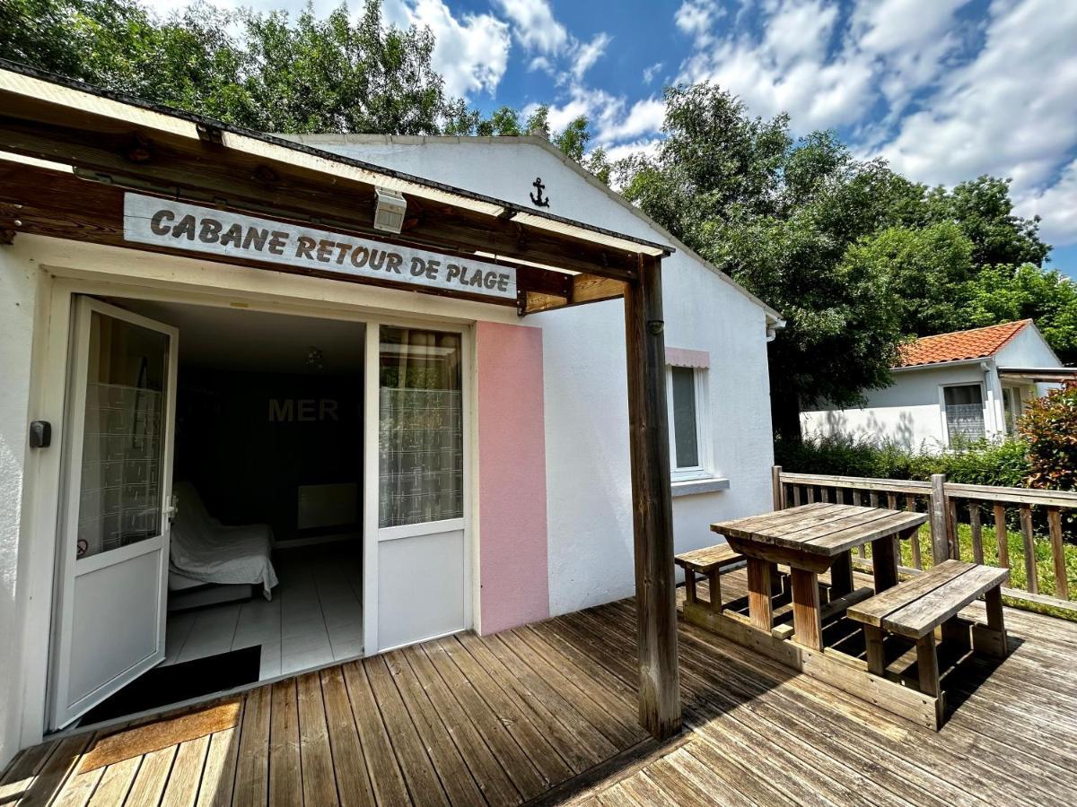 Les Cabanes Du Lac Vandré Exterior foto